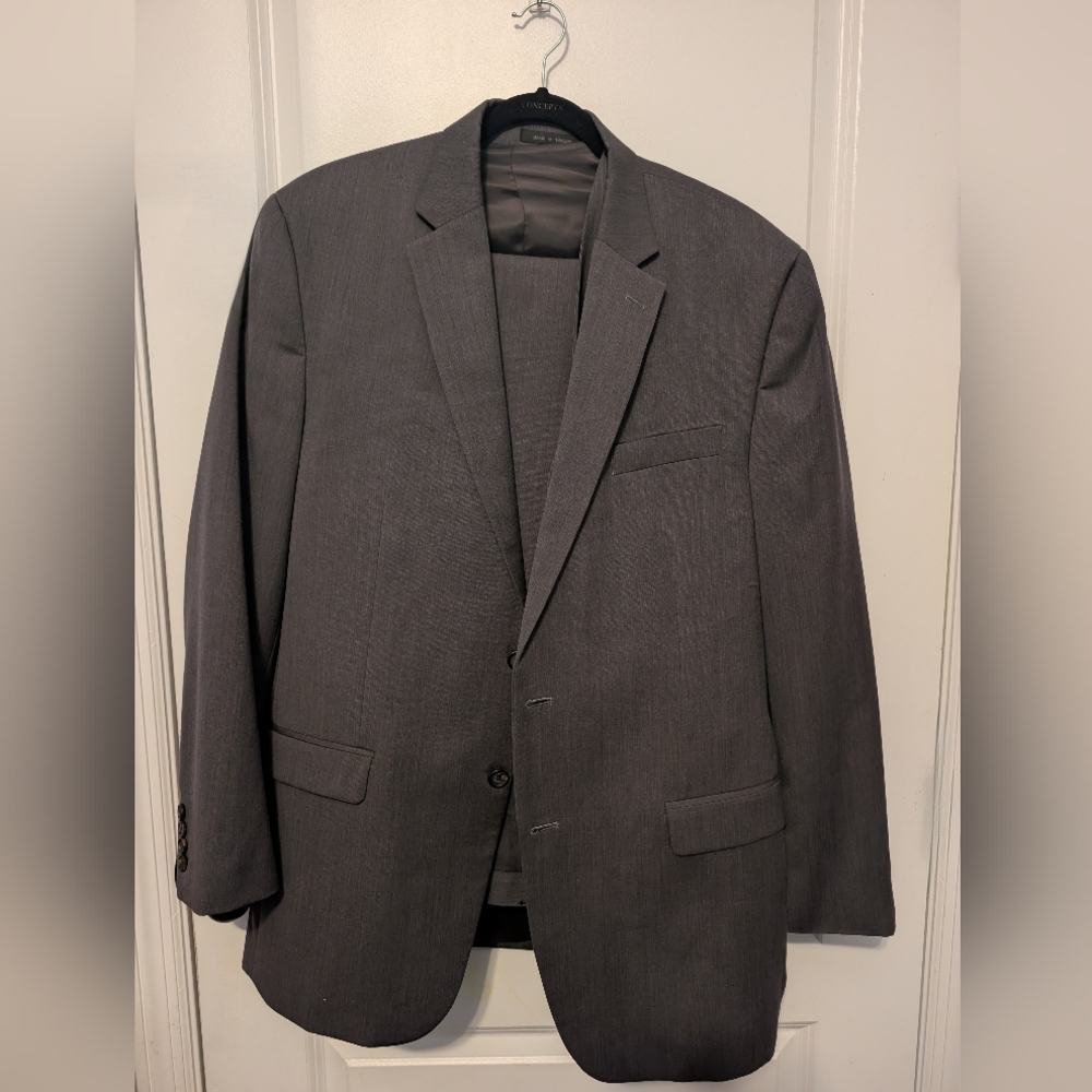 Lauren Ralph Lauren Men's Gray 3 Piece Suit